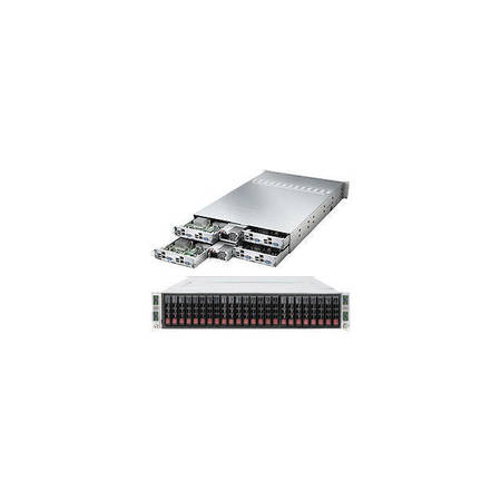 SUPERMICRO SuperServer Eight Node Intel Atom D525 720W 2U RackmountServer SYS-2015TA-HTRF